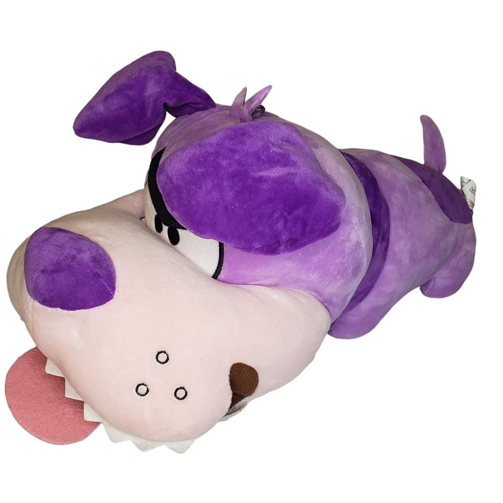 Good Stuff Mad Dog Plush Bulldog 16" Purple Stuffed Animal